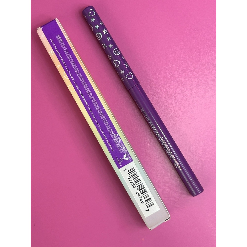ColourPop Waterproof Creme Gel Liner Actin Up Purple Multi-Chrome 18 hr Wear New - Picture 3 of 5